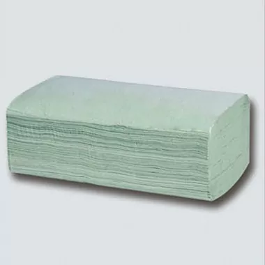 Grønn V-fold håndklær
