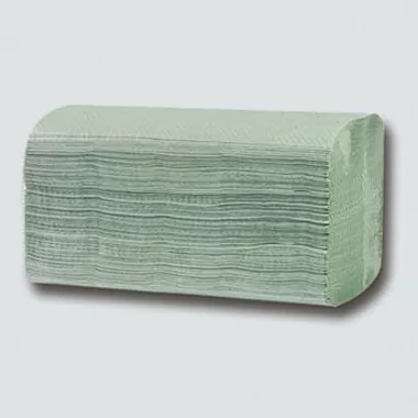 Grønne Z-fold håndklær